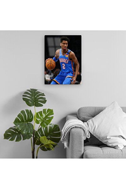 Pixxa Shai Gilgeous-Alexander - Oklahoma City Thunder - NBA Metalni Stol Model 3