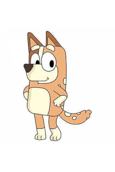 INOVATIX Set 8 piese, Sticker Curious Chilli Heeler, INOVATIX®. 6 cm