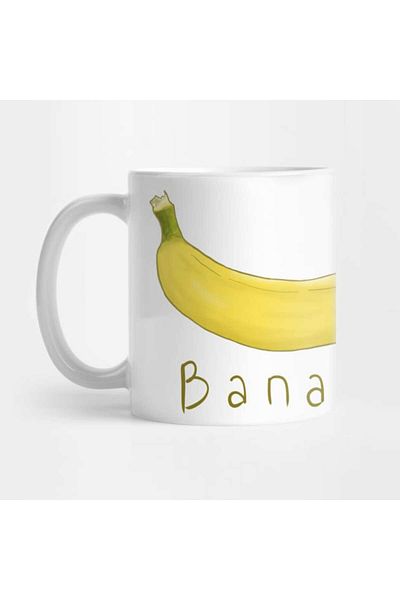 Pixxa Banana cup glass