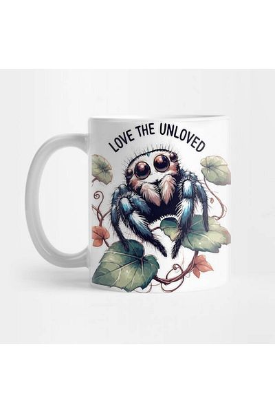 Pixxa Love the Unloved Jumping Spider Mug
