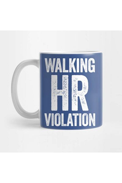 Pixxa Walking Hr Violation Mug