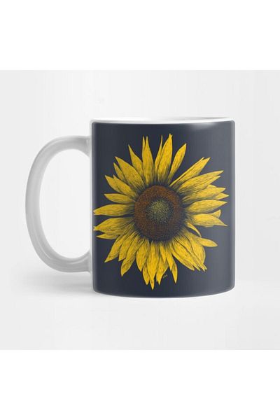 Pixxa Sunflower Mug Cup