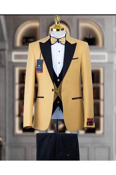 marco mılano Formal Suit, Slim Fit, 5 Pieces, Waist 1, Glitter Pattern