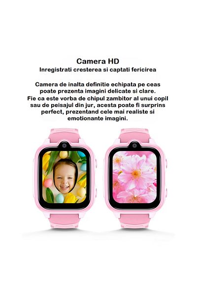 Smart Vibe Kids Smartwatch 4G Video Call UltraHD MiniWATCH® eKiD21 Infinity GPS Tracking WiFi/LBS, Blue