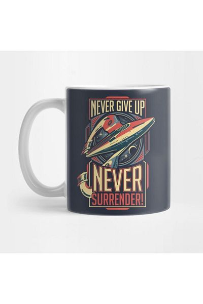Pixxa Never Surrender! - Star Trek Mug