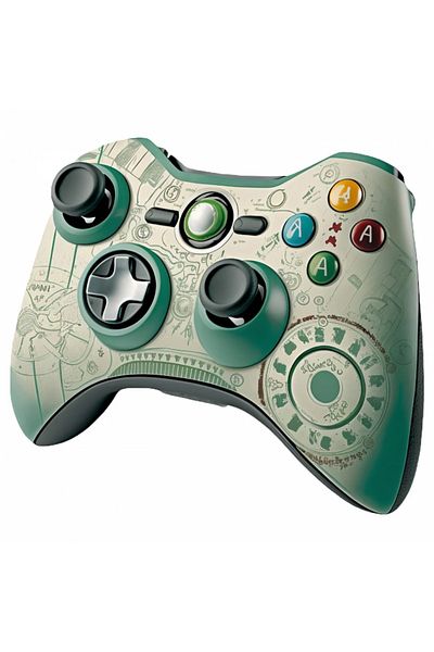 INOVATIX Set de 8 piese, autocolant Halo 4 pentru consolă Xbox 360, INOVATIX®. 6 cm