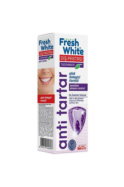 Fresh White Toothpaste Anti Tartar 90 Gr
