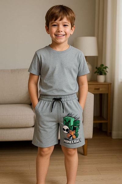 MİNYON BABY Boy's Bottom Pajama Shorts