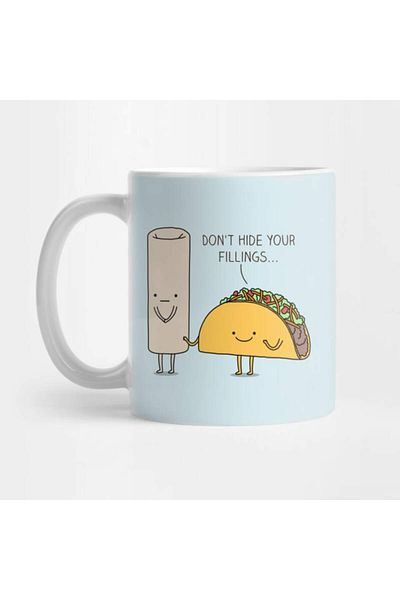 Pixxa Burrito Mu Taco Mu? Mug Cup