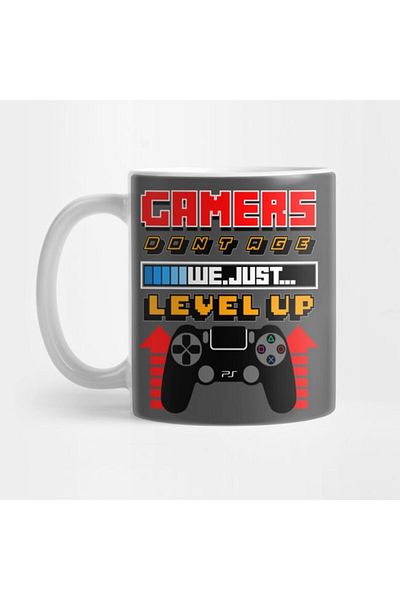 Pixxa Gamers Level up Mug Cup