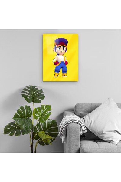 Pixxa Fang - Brawl Stars Metal Tablo Model 1