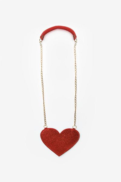 Le Mabelle Red Heart Shaped Girl's Bag