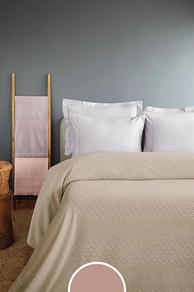 İssimo İssimo Mari Peshtamal Bedspread Powder 160*240 (Boxed)