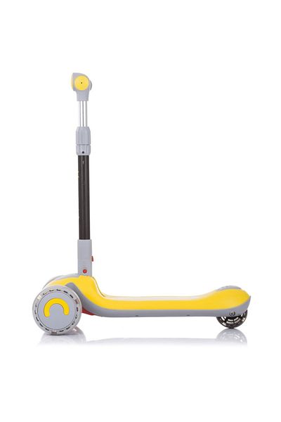 OEM Scooter for small children with Seat, LED Wheels and Adjustable Handlebar, Yellow