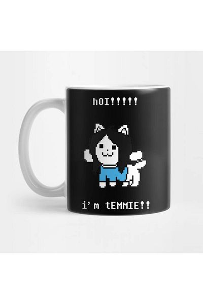 Pixxa Hoı I'M Temmie Undertale Mug Cup