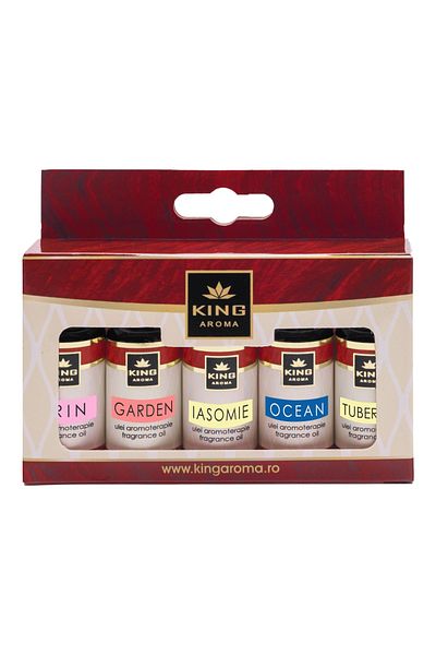 KingAroma Pack of 5 aromatherapy scented oils Summer, Kingaroma, 10 ml