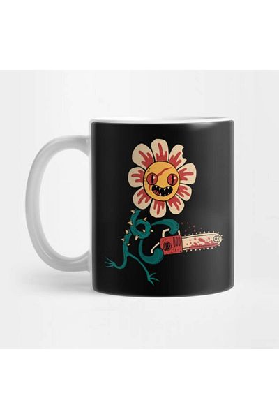 Pixxa Psychopath Flower Mug