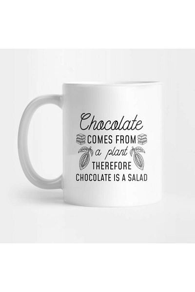 Pixxa Chocolate Is Made from a Plant so Chocolate Is a Salad Mug Cup