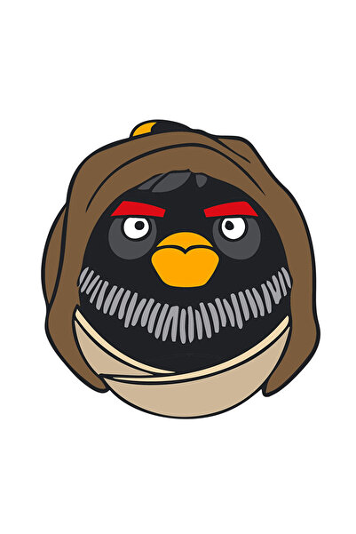 INOVATIX Set de 8 piese, autocolant Angry Birds Star War Obi nervos, INOVATIX...