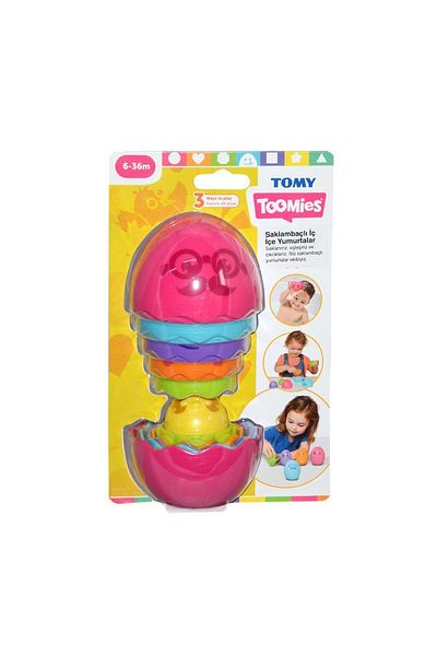 ADORE OYUNCAK 73080 Tomy Nested Eggs - 6-36 Months