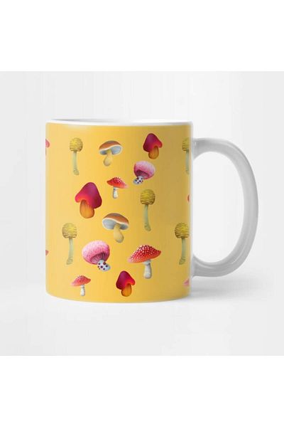 Pixxa Mushroom Pattern Mug
