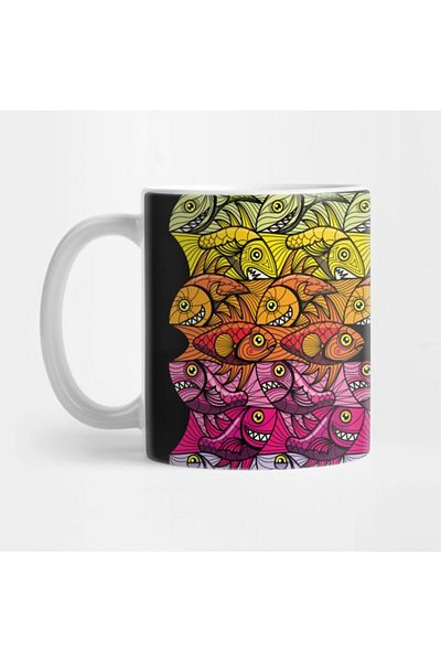 Pixxa Fish Mug Cup