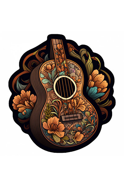 INOVATIX Set de 8 autocolante pentru chitară ukulele, INOVATIX®. 6 cm