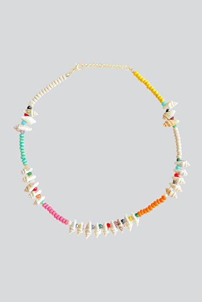 stravis Çoklu Deniz Kabuğu ve Boncuklu Kolye