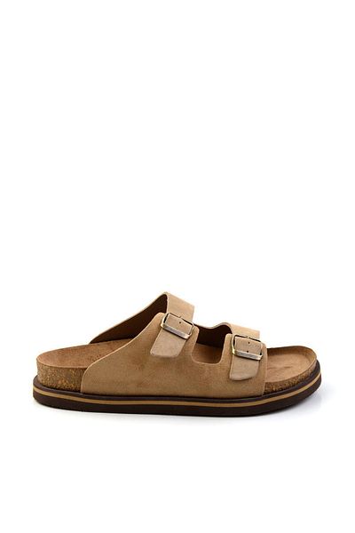 Bambi Ανδρικές παντόφλες Sand Leather E04801198002