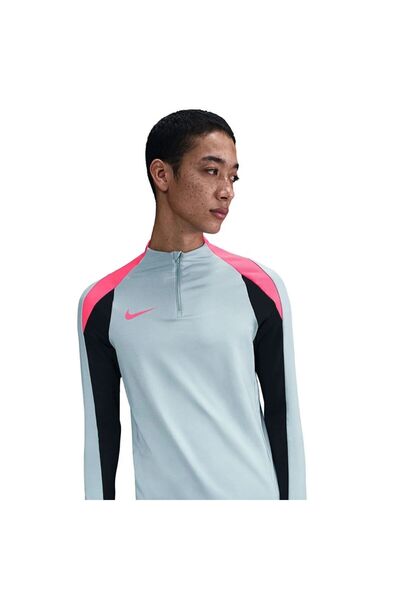 Nike Чоловіча футбольна тренувальна кофта з довгими рукавами Dri-FIT Strike Drill Top Синя тренувальна кофта