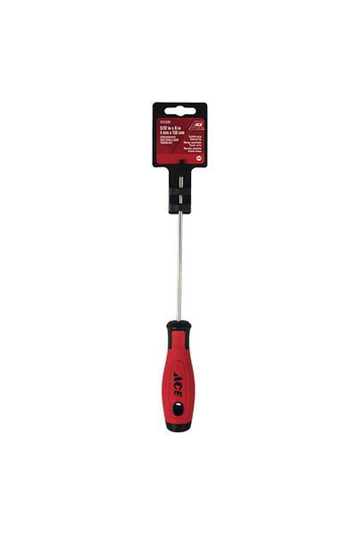 ACE Cushion Grip Cabinet Tip Flat Screwdriver Multicolor 4 x 150mm