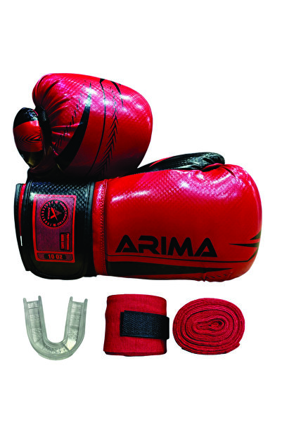ARIMA Boks Eldiveni & Kick Boks Eldiveni & Muay Thai Eldiveni & Kickboks Eldiveni + Bandaj ve Dişlik