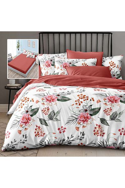 PATONE Finet bed linen, fitted sheet 160x200cm, 6 pieces, double bed, Pucioasa, RAH160-175