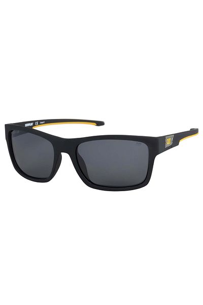 Caterpillar Polarized Sunglass CTS-CODER-104P Rectangular Matt Black