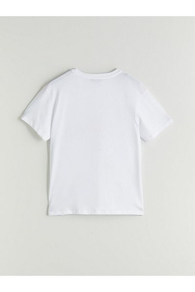 LC Waikiki Γυναικείο μπλουζάκι Crew Neck Italy με στάμπα