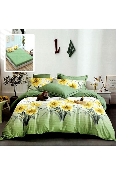 PATONE Finet bed linen, fitted sheet 180x200cm, 6 pieces, double bed, Pucioasa, RAH160-185