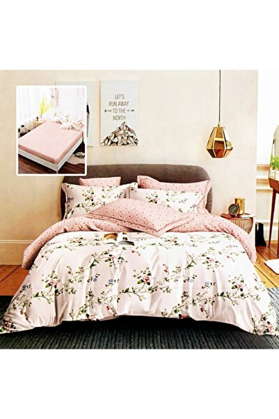 PATONE Lenjerie de pat Finet, cearceaf cu elastic 160x200cm, 6 piese, pat dub...