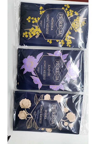 Pereja Kaşmir-Mimoza-Pudra Kokulu Kese 19 g - 3 Adet