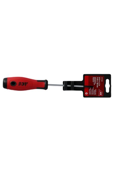 ACE Cushion Grip Cabinet Tip Flat Screwdriver 4 x 100mm