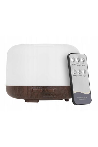 zola Umidificator 4 in 1,difuzor de arome, ionizator, lampa cu mai multe culori, telecomanda,13x 10cm