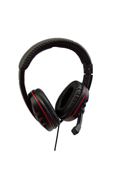 SIKS ® Gaming Headset with Microphone, Stereo, Wired, Red, for Playstation / Slim / Pro / Xbox One