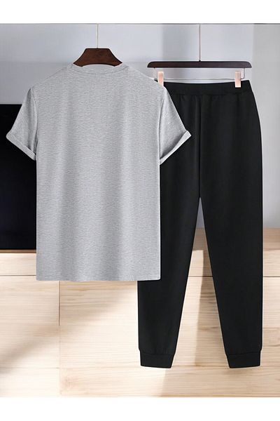 uyguntarz Unisex Dr: Σετ αθλητική φόρμα με εμπριμέ μπλουζάκι AYI Design