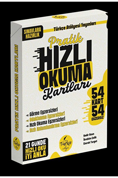 TÜRKÇE ATÖLYESİ Pratik Hızlı Okuma Kartları