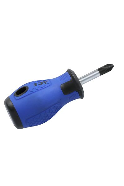 ACE Cushion Grip Magnetic Tip Phillips Screwdriver Blue and Black #2 x 25mm