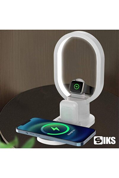 SIKS 4 In 1 Wireless Charger, 4 In 1 Charging Station, Fast Charger 15w Fast Charging