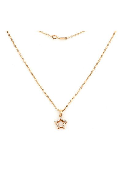 MOHI Fine Jewellery 14k rose gold chain with star
