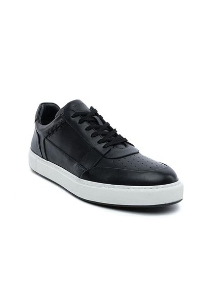 Greyder 64702l Μαύρο Γνήσιο Δερμάτινο Ανδρικό Sneaker