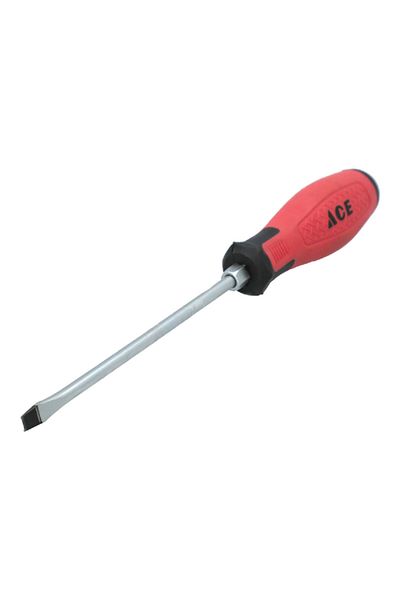 ACE Cushion Grip Cabinet Tip Flat Screwdriver Multicolor 4 x 150mm