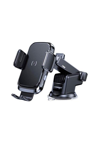 SIKS Suport auto pentru telefon cu încărcare wireless rapidă, 15W, reglabil