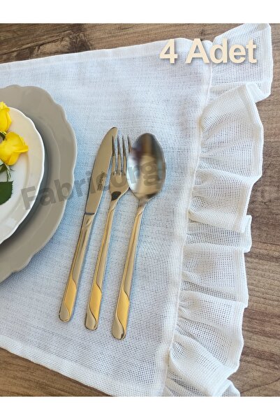 fabricorg Linen Etamin-Kanaviçe Nakışına Uygun Amerikan Servisi, Sunum Peçete...